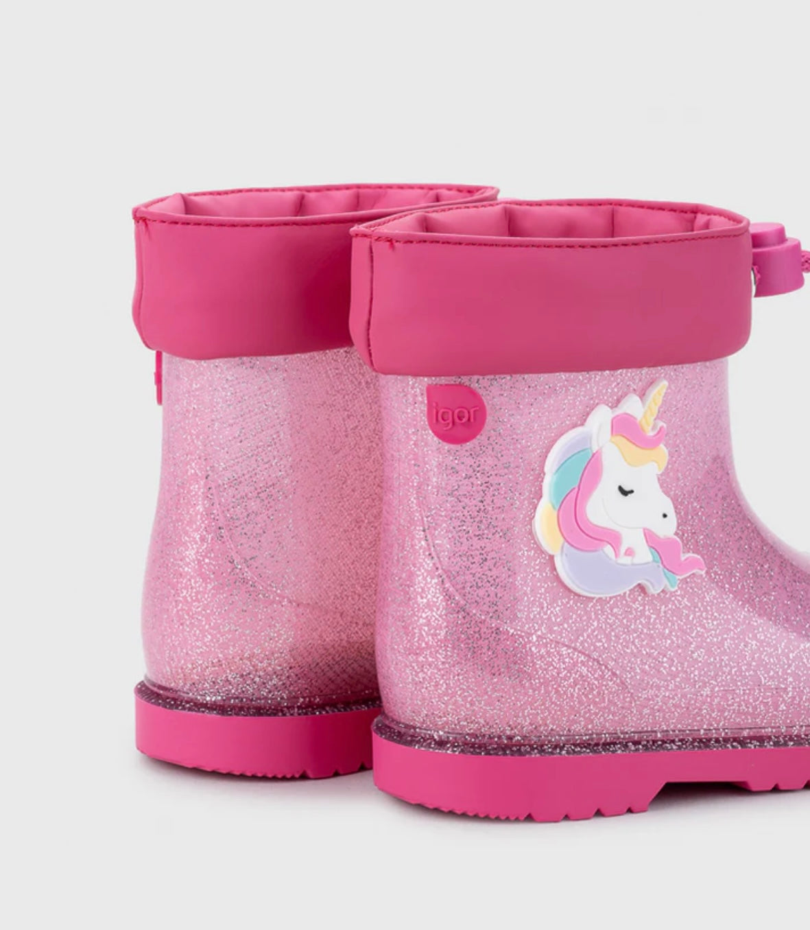 Botas Bimbi Unicornio Glitter Fucsia