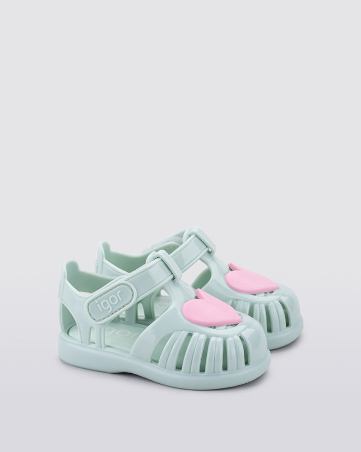 Cangrejeras Tobby Gloss Love Menta de Igor