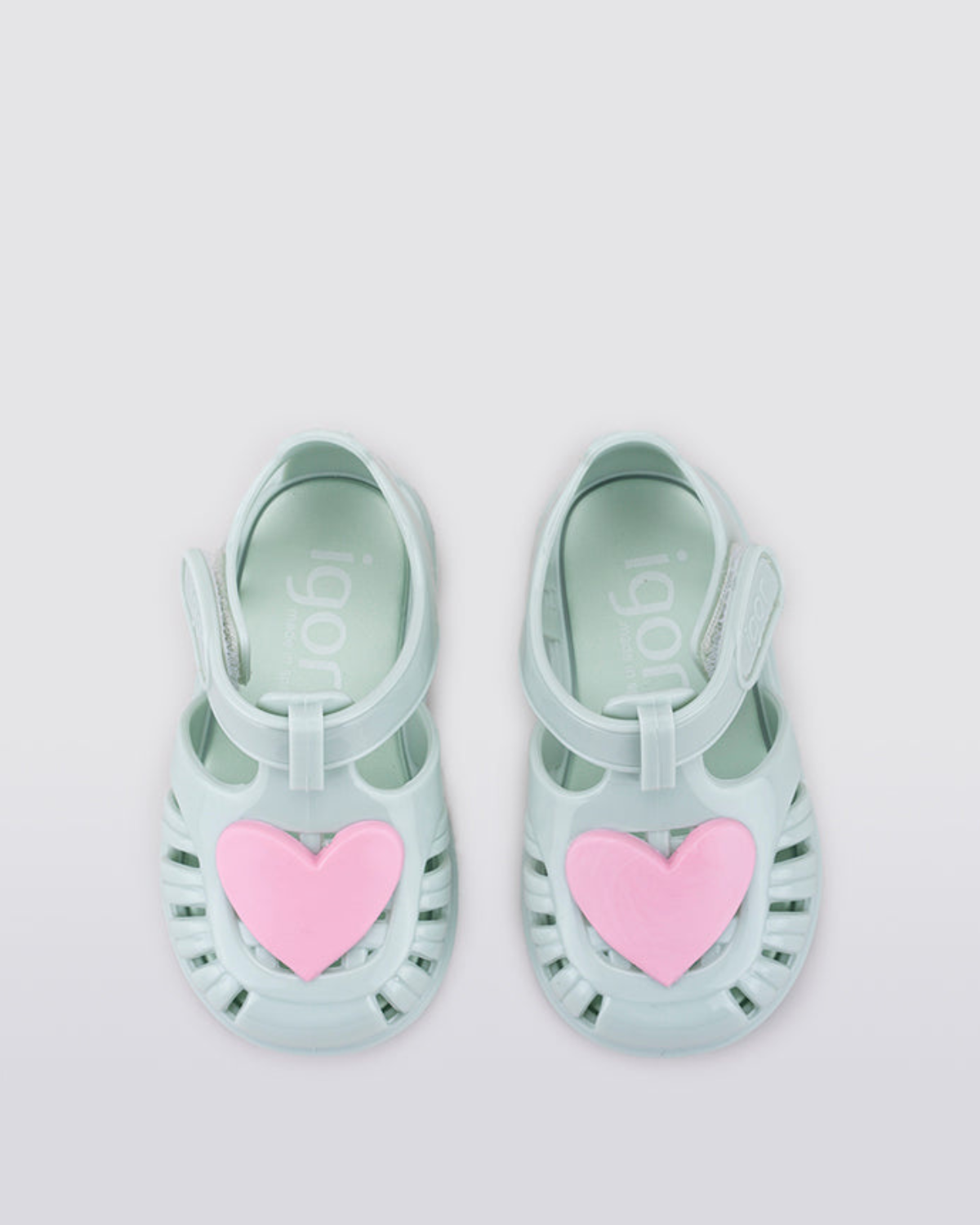 Cangrejeras Tobby Gloss Love Menta de Igor