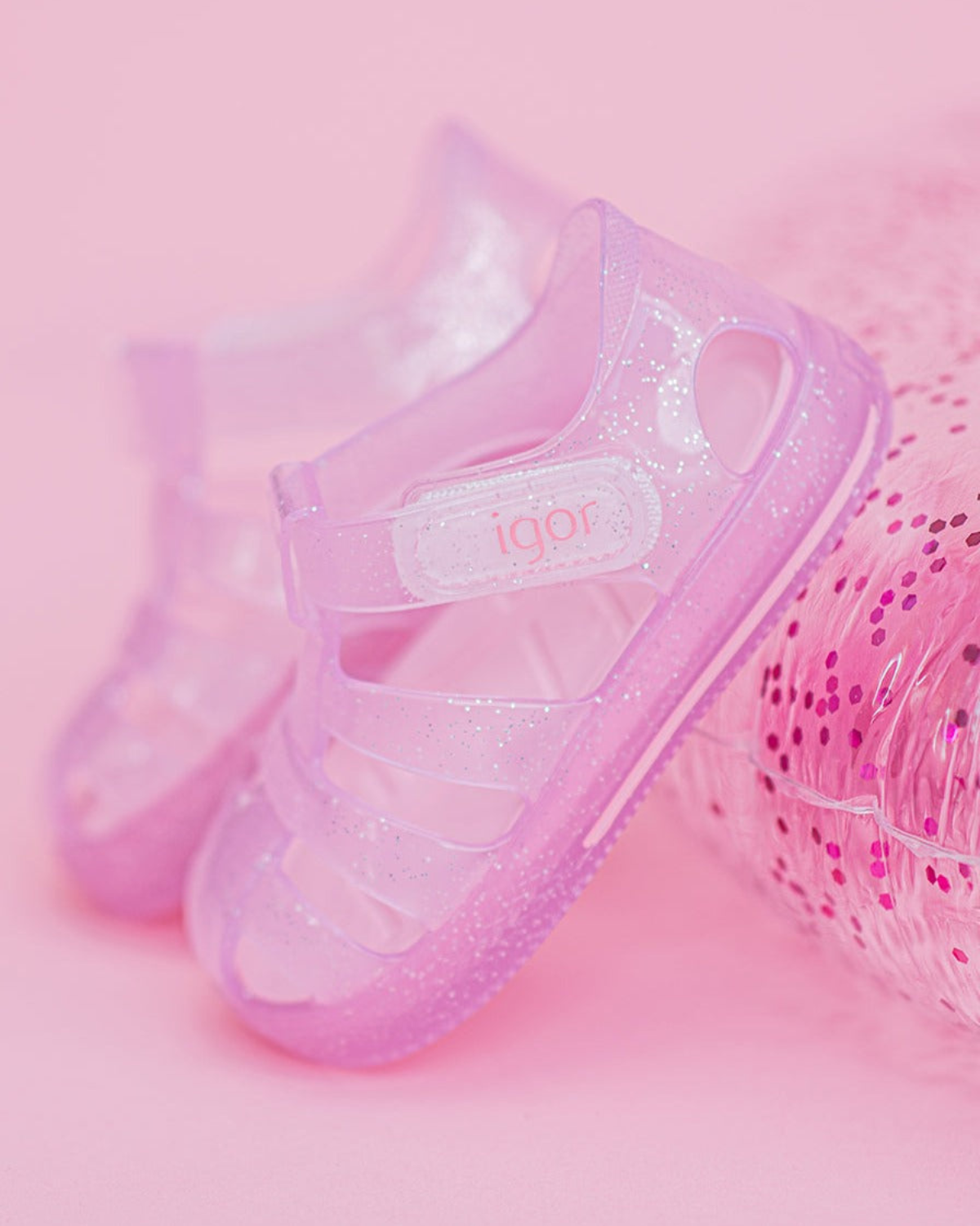 Cangrejeras Star Glitter Rosa de Igor