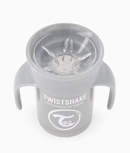 Vaso 360 7 Onzas Gris Twistshake