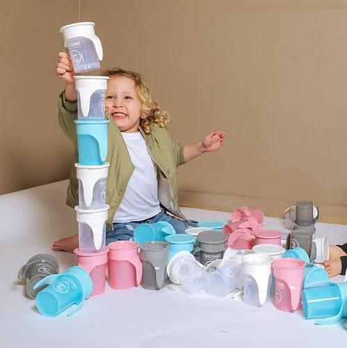 Vaso 360 7 Onzas Gris Twistshake