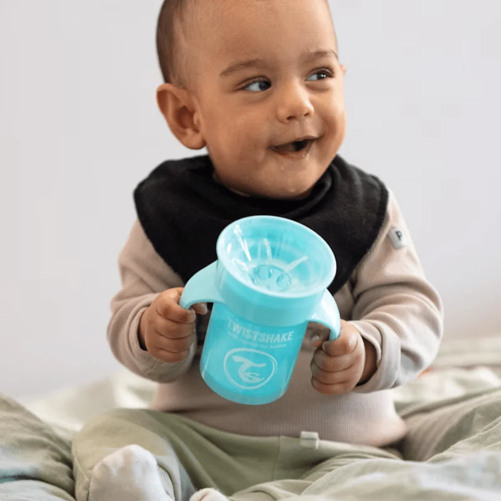 Vaso 360 7 Onzas Azul Twistshake